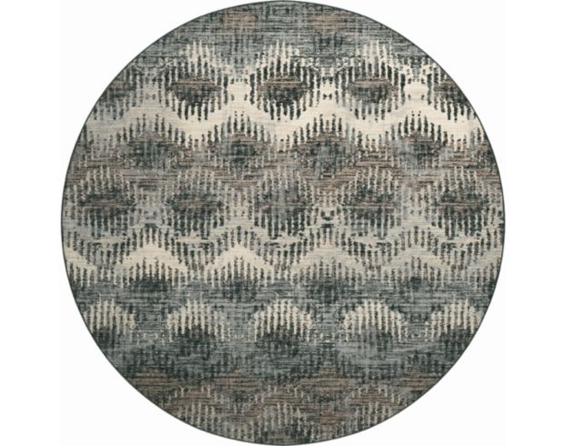 Dalyn Brisbane 8' Multi- Colored Round Rug large image number 1