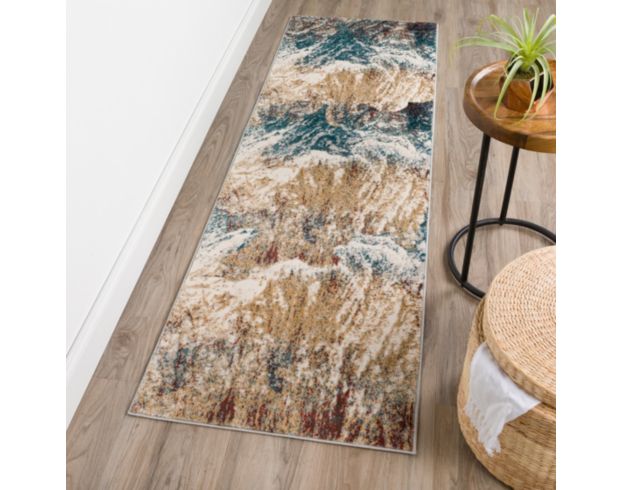 Dalyn Karma 2' X 8' Multi-Colored Rug large image number 2