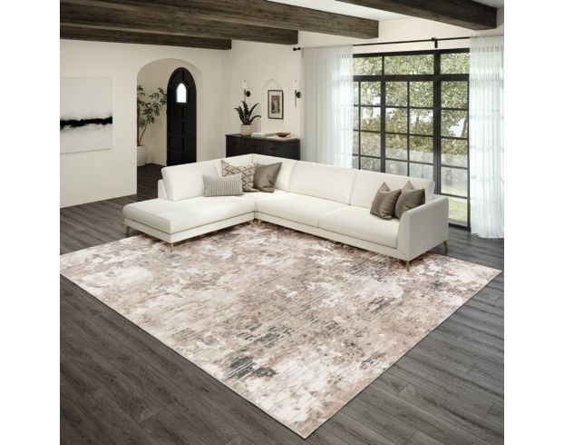 Dalyn 7'10" x 10' Rhodes Taupe and Gray Rug large image number 6