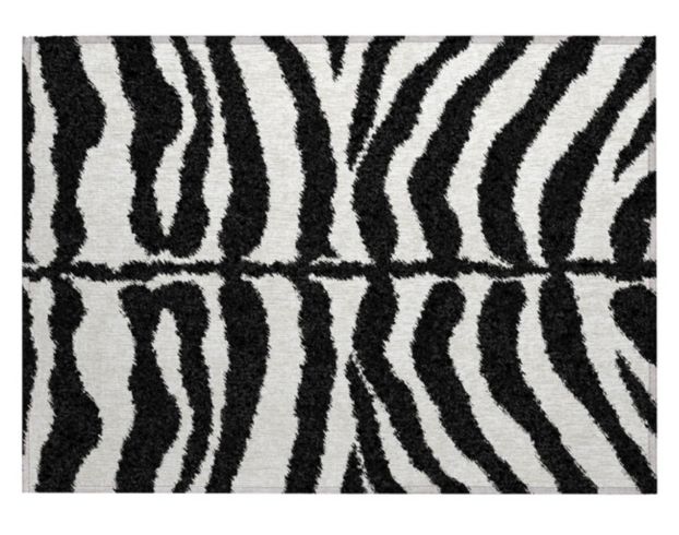 Dalyn Mali 5' x 7'6" Zebra Rug large image number 7