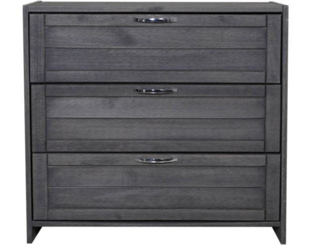 Donco Trading Co. Louver 3-Drawer Chest large image number 1
