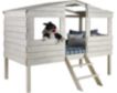 Donco Trading Co. Treehouse Rustic Sand Twin Loft Bed small image number 1