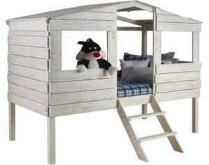 Donco Trading Co. Treehouse Rustic Sand Twin Loft Bed