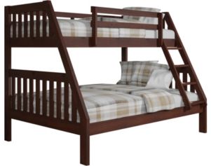 Donco Trading Co. Mission Twin/Full Bunk Bed