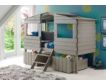Donco Trading Co. Treehouse Rustic Grey Twin Loft Bed small image number 2