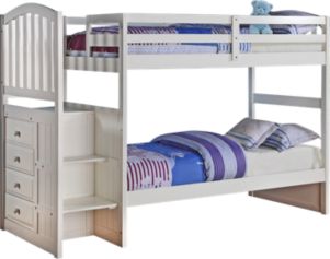 Donco Trading Co. Stairway Twin/Twin Bunk Bed