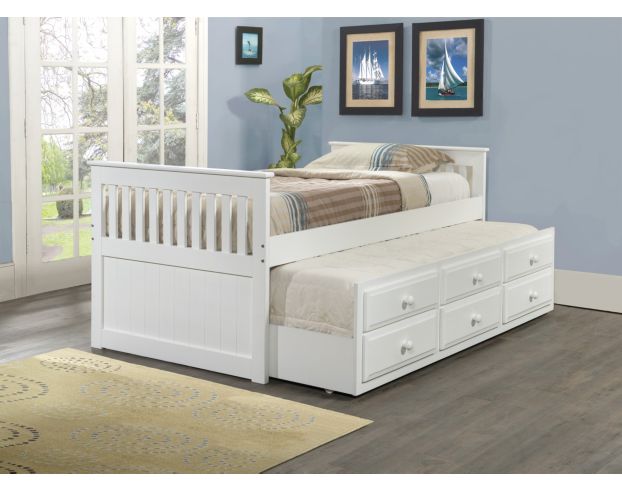 Donco Trading Co. 103 Collection Captains Trundle Bed large image number 2