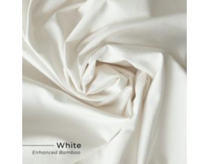 Dreamfit Bamboo White Queen Sheet Set