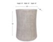 D & W Silks, Inc 24-Inch White Etched Planter small image number 2