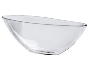 D & W Silks, Inc 14.5-Inch Asymmetrical Glass Bowl