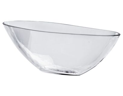 D & W Silks, Inc 14.5-Inch Asymmetrical Glass Bowl