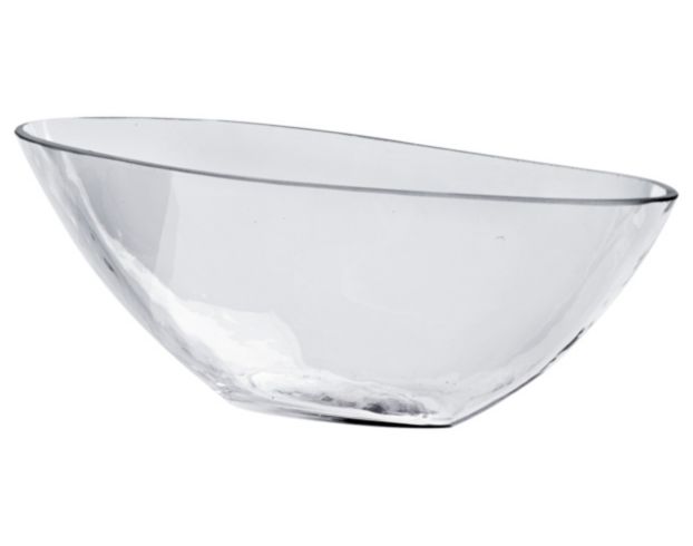 D & W Silks, Inc 14.5-Inch Asymmetrical Glass Bowl large image number 1