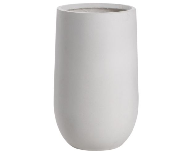 D & W Silks, Inc 30 x 18 White Ceramic Planter large image number 1