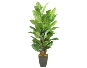 D & W Silks, Inc 8-Foot Artificial Spath Tree