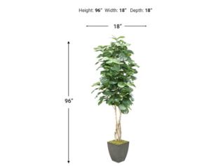 D & W Silks, Inc 8-Foot Fiddle Leaf Fig Tree