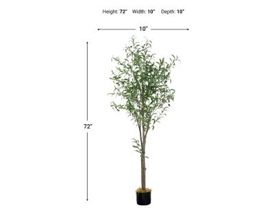 D & W Silks, Inc 72-Inch Artificial Olive Tree