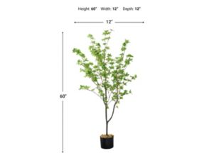 D & W Silks, Inc 60-Inch Douban Artificial Tree