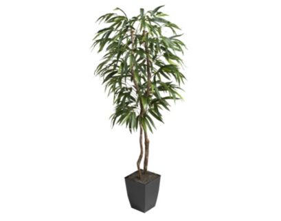 D & W Silks, Inc 6-Foot Artificial Weeping Ficus Tree