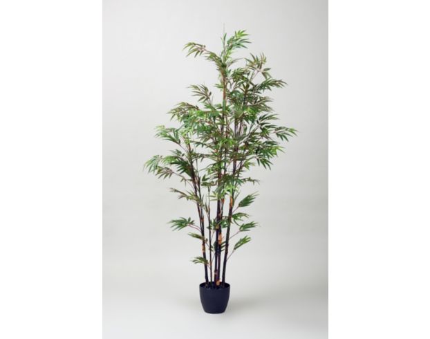 D & W Silks, Inc 7-Foot Artificial Black Bamboo Tree large image number 2