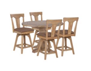 E.C.I. Brownstone 5-Piece Counter Game Table Set