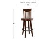 E.C.I. Gettysburg Spindle Swivel Barstool small image number 4