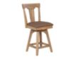 E.C.I. Brownstone Panel-Back Swivel Counter Stool small image number 1