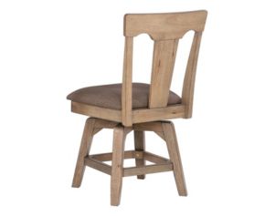 E.C.I. Brownstone Panel-Back Swivel Dining Chair