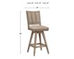 E.C.I. Logan's Point High-Back Swivel Barstool small image number 3