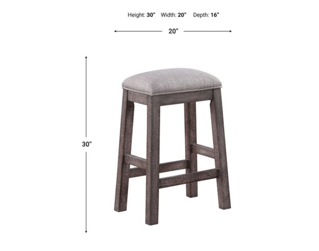 E.C.I. Spring Haven Saddle Barstool large image number 2