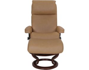 Ekornes Aura Medium Chair & Ottoman