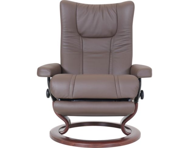 Ekornes Wing 100% Leather Large Power Chair large image number 1