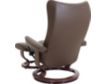 Ekornes Wing 100% Leather Medium Chair & Ottoman small image number 4