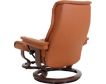 Ekornes Royal 100% Leather Medium Chair & Ottoman small image number 4