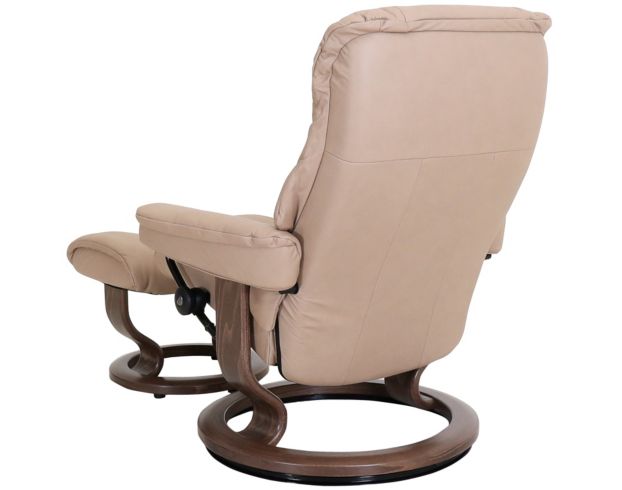 Ekornes Mayfair 100% Leather Medium Chair & Ottoman large image number 4