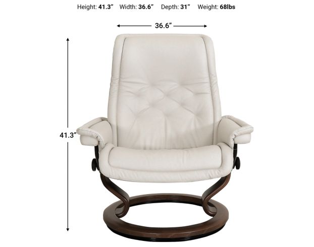 Ekornes Royal 100% Leather Large Chair large image number 6