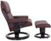 Ekornes Admiral 100% Leather Large Chair & Ottoman small image number 3