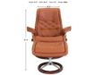 Ekornes Royal 100% Leather Large Chair & Ottoman small image number 6