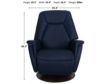 Ekornes Max 100% Leather Medium Power Chair small image number 7