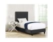 Elements International Group Erica Gray Upholstered Twin Bed small image number 3