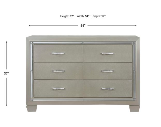 Elements International Group Platinum Champagne Dresser large image number 3