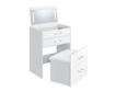 Elements International Group Irvine White Mini Vanity with Stool small image number 1