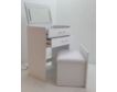 Elements International Group Irvine White Mini Vanity with Stool small image number 3