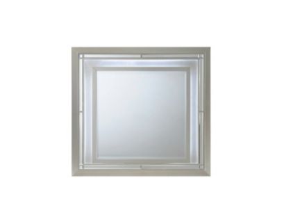 Elements International Group Platinum Champagne Dresser Mirror