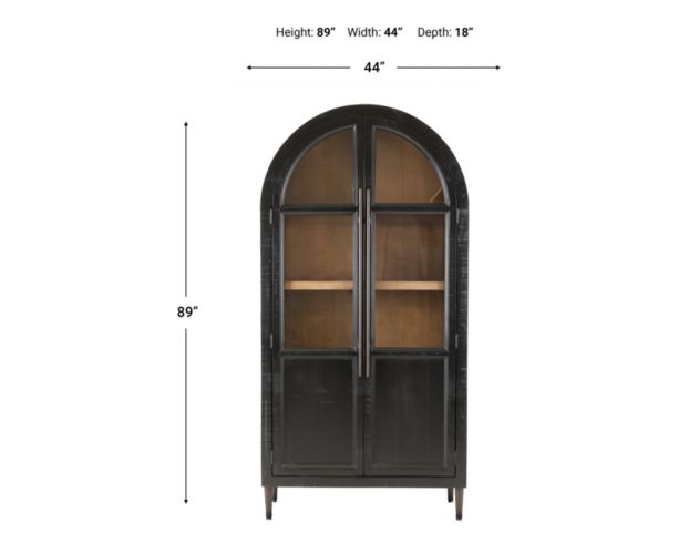 Elements International Group Taurus Black Bookcase large image number 5