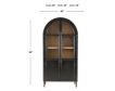 Elements International Group Taurus Black Bookcase small image number 5