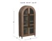 Elements International Group Orion Weathered Oak Bookcase small image number 2