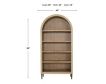 Elements International Group Calliope Arch Bookcase small image number 7