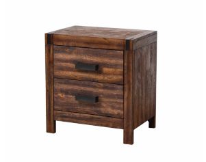 Elements International Group Warner 2-Drawer Nightstand