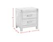 Elements International Group Warner 2-Drawer Nightstand small image number 9