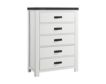 Elements International Group Wade White 5-Drawer Chest small image number 2